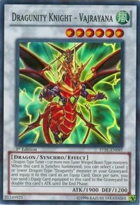 Dragunity Knight - Vajrayana - STBL-EN097 - Super Rare - 1st Edition x1 - Near M