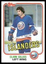1981-82 Topps - Clark Gillies #88E