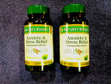 (Lot of 2) New Bottles Nature's Bounty Anxiety & Stress