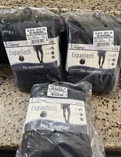 No Nonsense ExpandTech Style NL8379 Leggings L/XL 3 Pair Unopened