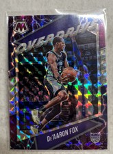2020-21 Mosaic De’Aaron Fox Overdrive Purple Prizm SP