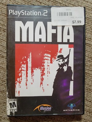 Mafia (PlayStation 2 PS2, 2004) Complete Tested VGC with manual and map
