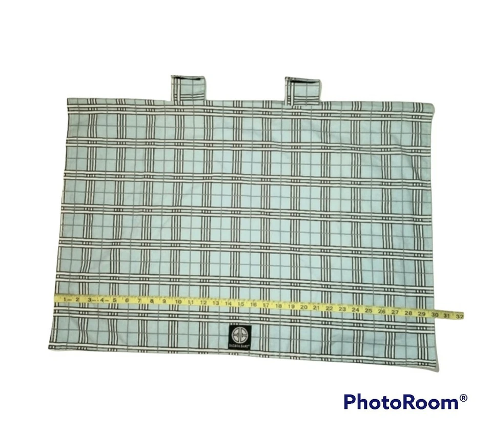 Balboa Baby Car Seat Canopy Cover Universal Blanket Reversible Blue Plaid - Image 4 of 4