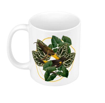 Tasse Keramik Becher Cyanerpe Exotischer Vogel Tropenwald Urwald Dschungel