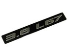 <!--F#f_0-->COMMODORE BLACK CHROME 3.8L L67 V6 BADGE VS VT VU VX VY SUPERCHARGED<!--F/-->