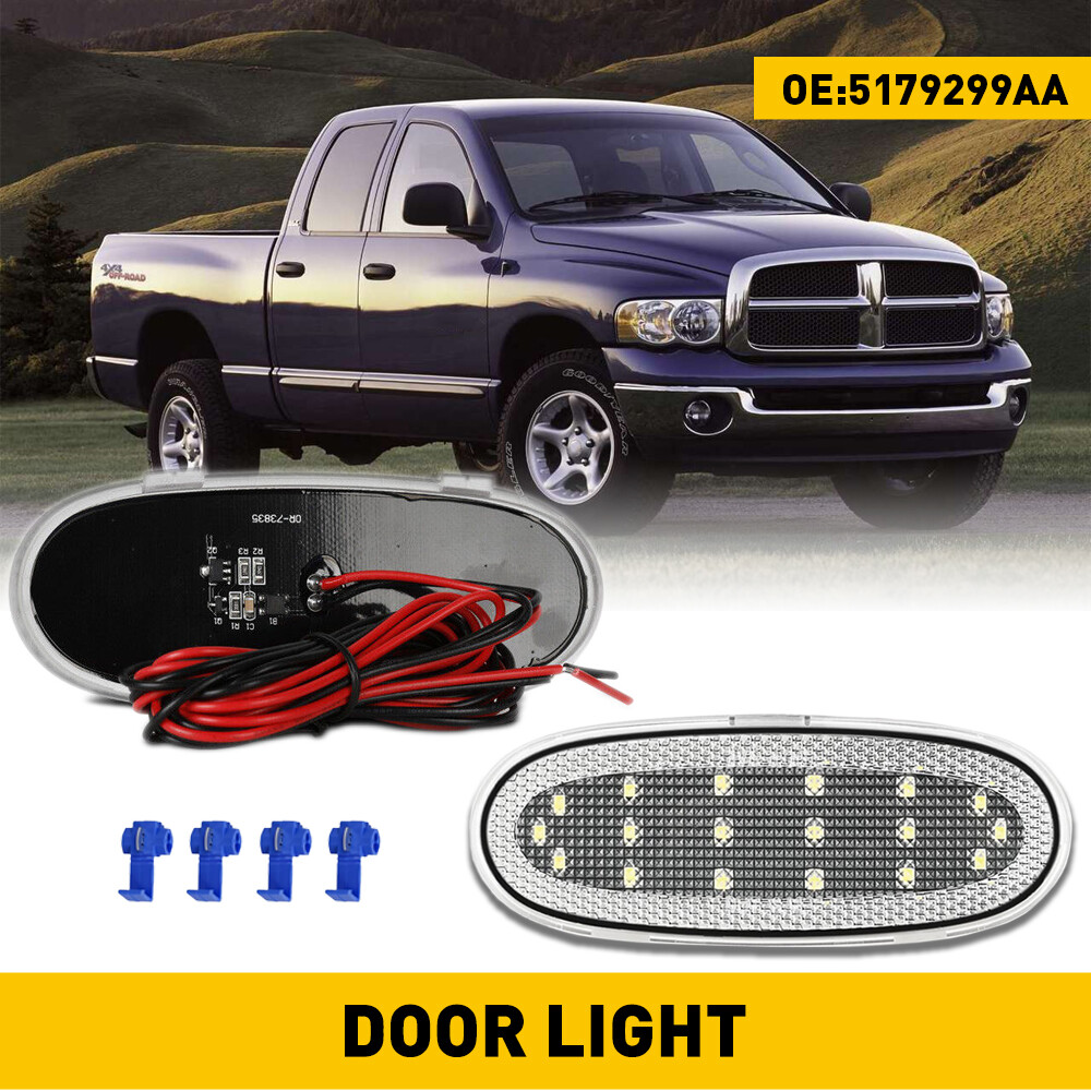 2pcs LED Interior Door Panel Lights for 2004-2009 Dodge Durango RAM