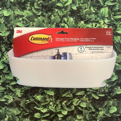 Command Shower Caddy Clear 1 Caddy 4 Mounting Bases 24358307