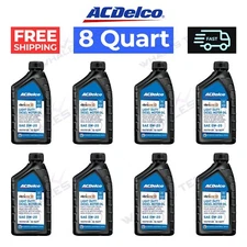 8 Quart 0W-20 dexosD Full Synthetic Light Duty Diesel Engine Oil, ACDelco 109277