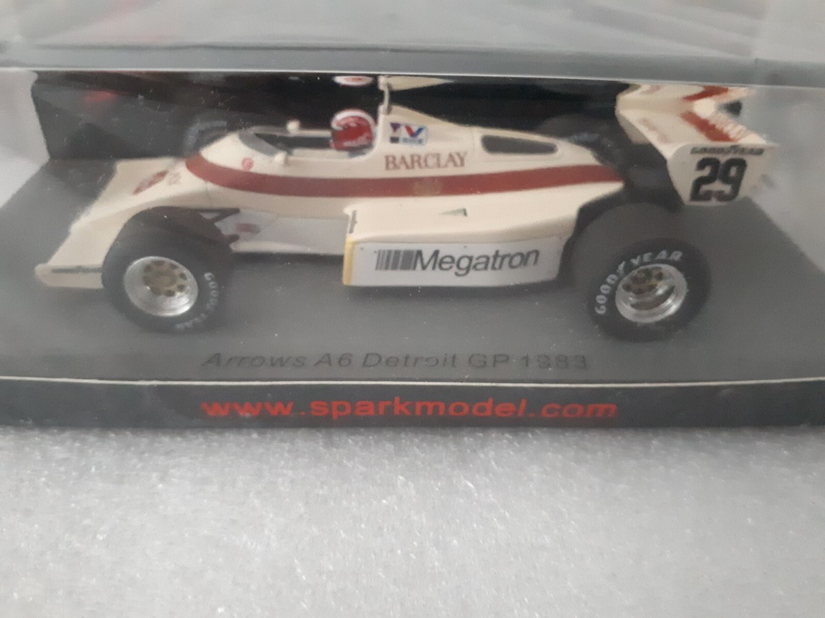 1/43 Spark スパーク  F-1 アローズA6  Arrows A6 ドイツGP 1983 1/43 Spark スパーク F-1 アローズA6 Arrows A6 ドイツGP 1983の