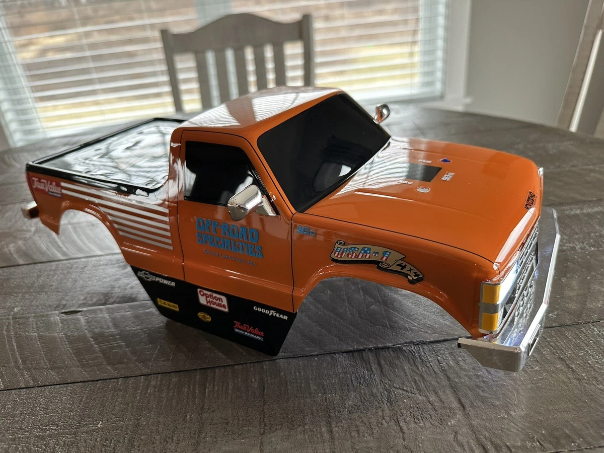 Kyosho USA-1 Nitro Crusher Painted Body | VINTAGE | Chrome | Light Kit | Decals