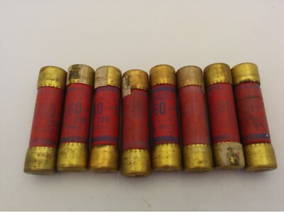 EAGLE ELECTRIC 655 CARTRIDGE, 60A  250VAC (LOT OF 8) NNB