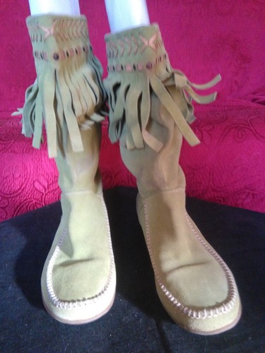 Stivaletti texani estivi ricamati 'ric12' - camoscio vintage taupe personal  shoepper tronchetto beige - Stileo.it