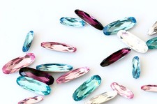 Superior PRIMERO 4161 Long Classical Oval Fancy Stones Crystals Many Colors