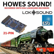 ESU 58315 L 21 V5 Sound Decoder with Speaker HOWES SOUND PRE LOADED DCC RAILWAY