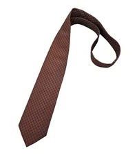 DRAKE'S Navy/Red/Burgundy Geometric Silk LUXURY Tie HANDMADE ENGLAND 