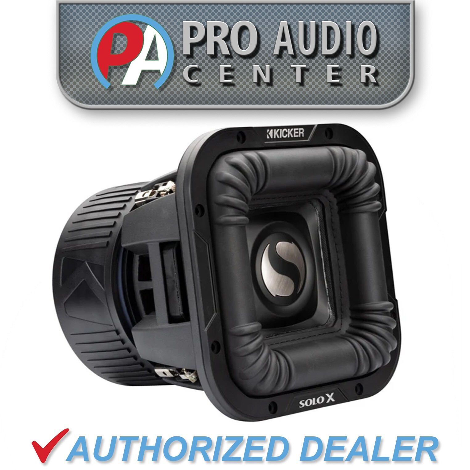 49L7X81 KICKER Solo-X 8" L7X High Excursion SPL Competition Subwoofer 1 Ohm DVC