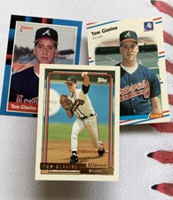 TOM GLAVINE RC LOT - 1988 Fleer #539 & Donruss #644 and 1992 Topps GOLD WINNER