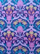 FLORECIMIENTO DE TULIPÁN ORGÁNICO Liberty of London Tana Lawn algodón aprox 33 x 30 cm