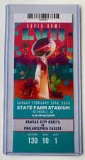 2023 SUPER BOWL LVII 57 Replica Ticket Stub EAGLES vs KANSAS CITY CHIEFS Sec 130