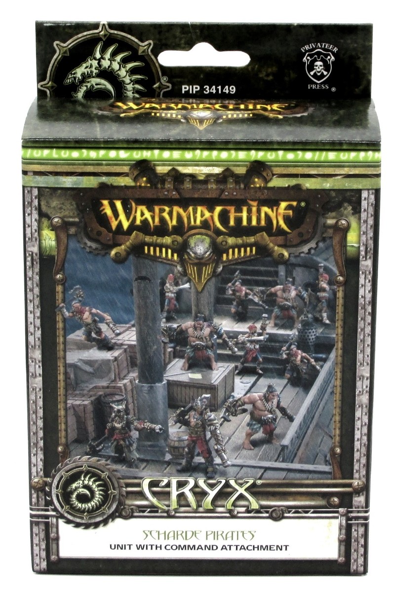 Warmachine PIP34149 Scharde Pirates (Cryx Unit with Command