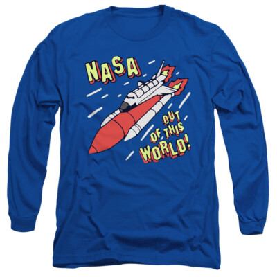 NASA Apollo 11 Long Sleeve T-Shirt Out of this World Royal Tee