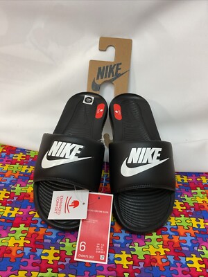 *NEW* Men NIKE VICTORI ONE SLIDES BLACK (CN9675 002), Sz 6.0