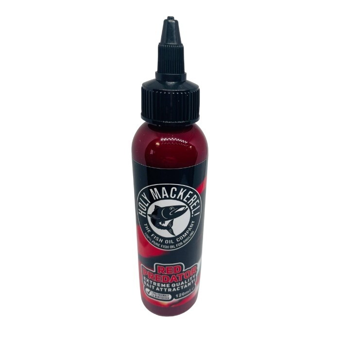 Holy Mackerel Red Predator 120ml Bottle Fishing