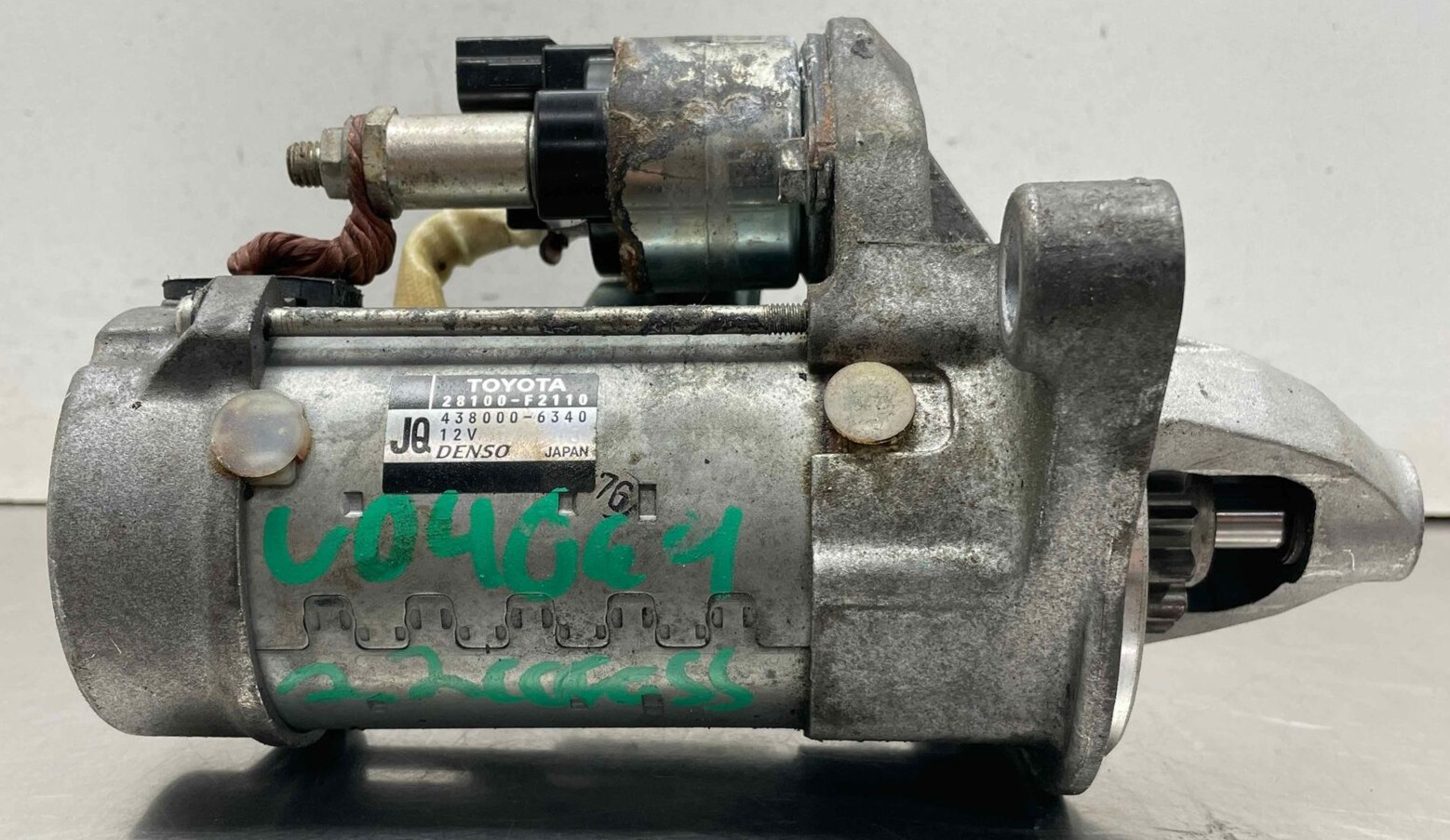 2022 Toyota Corolla Cross 2.0L Engine Starter Motor Assy Denso 15K 28100-F2110