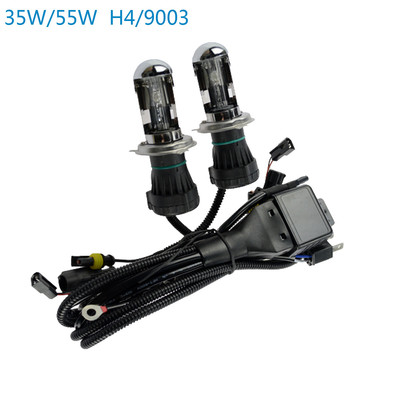 35W/55W HID Xenon Bi-xenon Hi/Low Bulbs Relay Harness H4 H13 9003 9004 9007 9008
