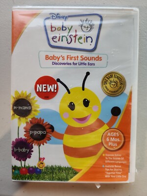 Disney's Baby Einstein ''Baby's 1st Sounds'' (6 mo+) (DVD) - NEW