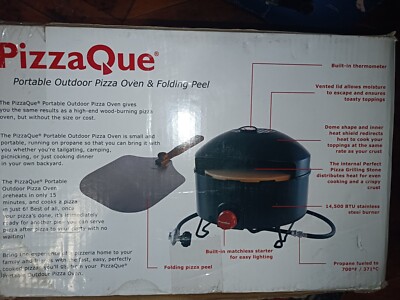 Pizzacraft PizzaQue Portable Pizza Oven Distressed Box ⚠️