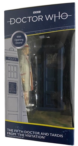 Doctor Who The Visitation Fifth Doctor Action Figure w TARDIS Set NEW 5th Dr - Picture 5 of 9