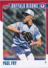 2023 Buffalo Bisons Paul Fry RC Rookie Toronto Blue Jays Minor League