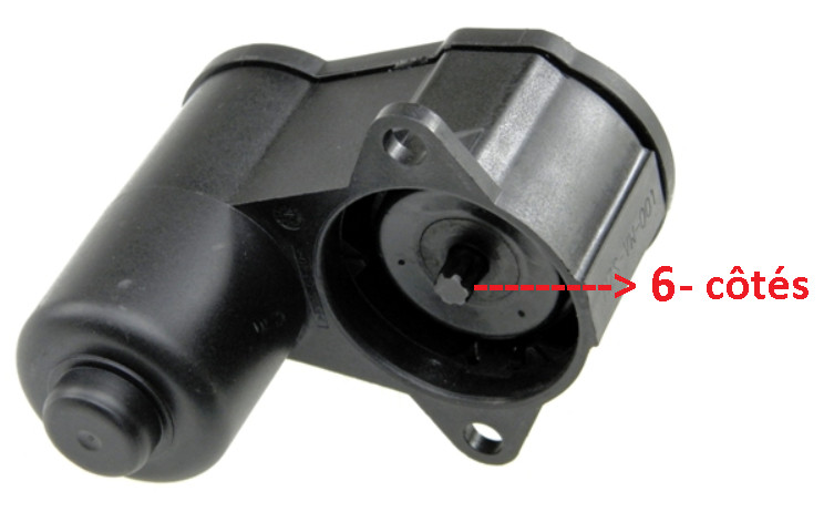 Moteur servomoteur étrier pour étrier de frein arrière 6 côtés VW CC Sharan
