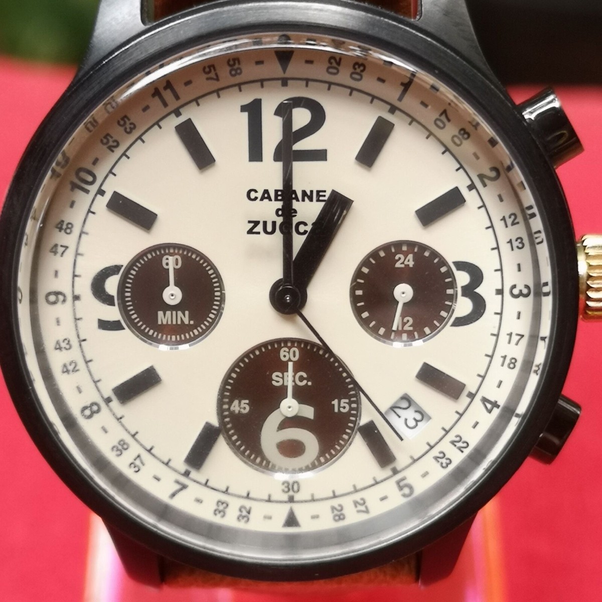 Nice Cabane de Zucca Chronograph men's Quartz watch. | eBay Nice Cabane de Zucca Chronograph men's Quartz watch. | eBay