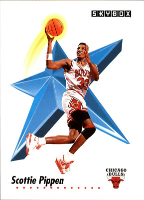 1991-92 SkyBox Scottie Pippen #44 Chicago Bulls HOF Basketball