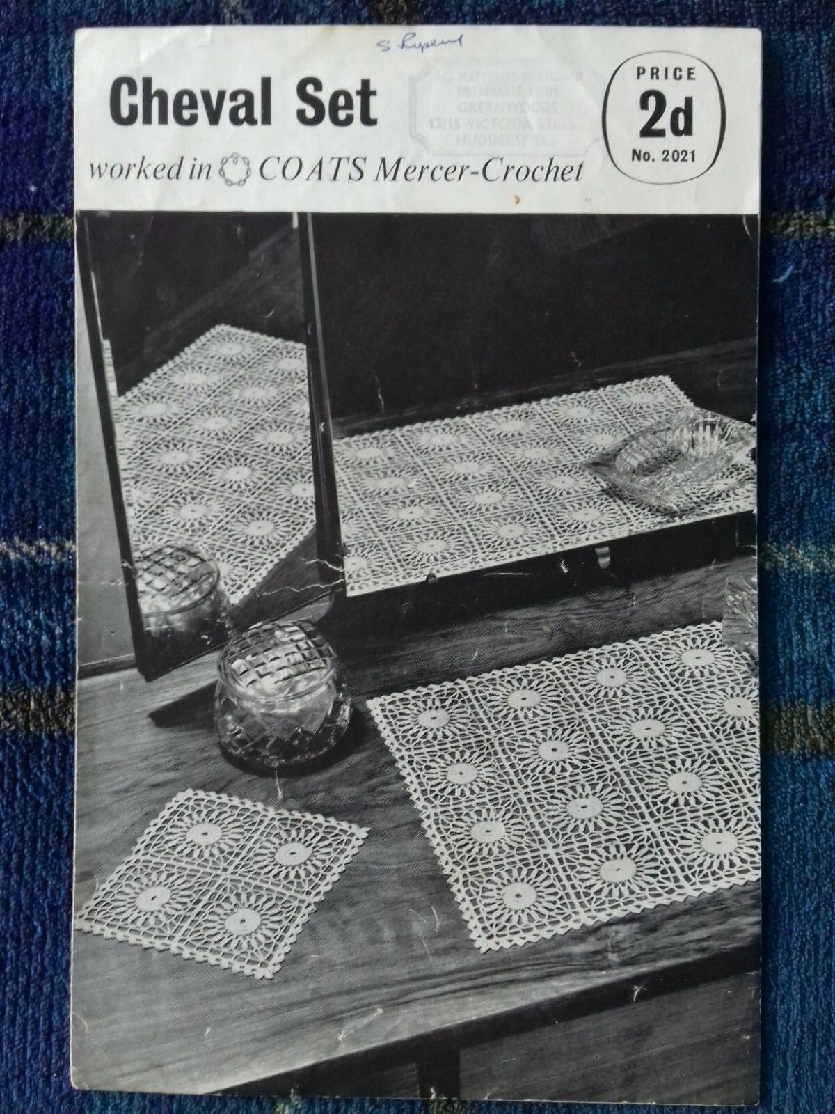 Crochet Pattern - Vintage Coats Mercer, Cheval Set, No. 20, 2021 ...