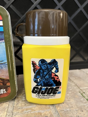 Vintage 1982 G.I. Joe A Real American Hero Metal Lunchbox w/ Thermos *NM- Cond* - Picture 3 of 12