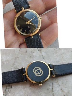 80s GUCCI 2000L RARE VINTAGE QUARTZ WATCH UHREN UHR 30mm