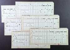 British Railways Western Region Pay Cards Lot of 6 Snow Hill Station Birmingham