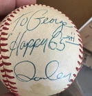 Signed RON CEY Chub Feeney Major League Baseball from 1984 Inscribed LQQK!