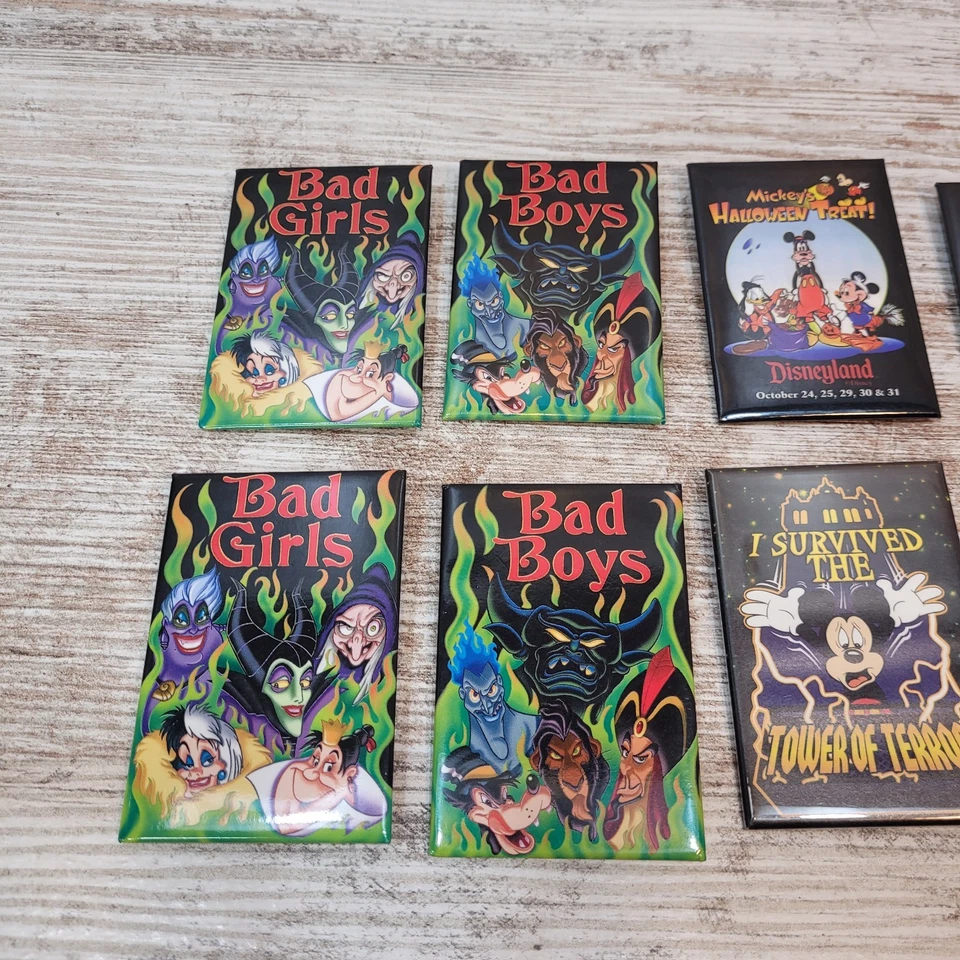 Lote 10 pinos promocionais de terror Halloween lançamento filme Walt Disney vintage  - Imagem 2 de 3
