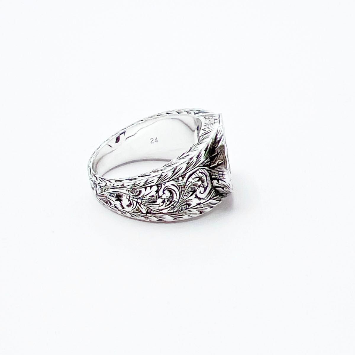 Gucci Silver 925 Interlocking Arabesque Ring Unis… - image 3
