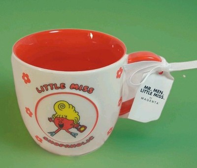 Little Miss Shopaholic Coffee Mug Tea Cup 18 Oz Ceramic Floral Jug By Magenta