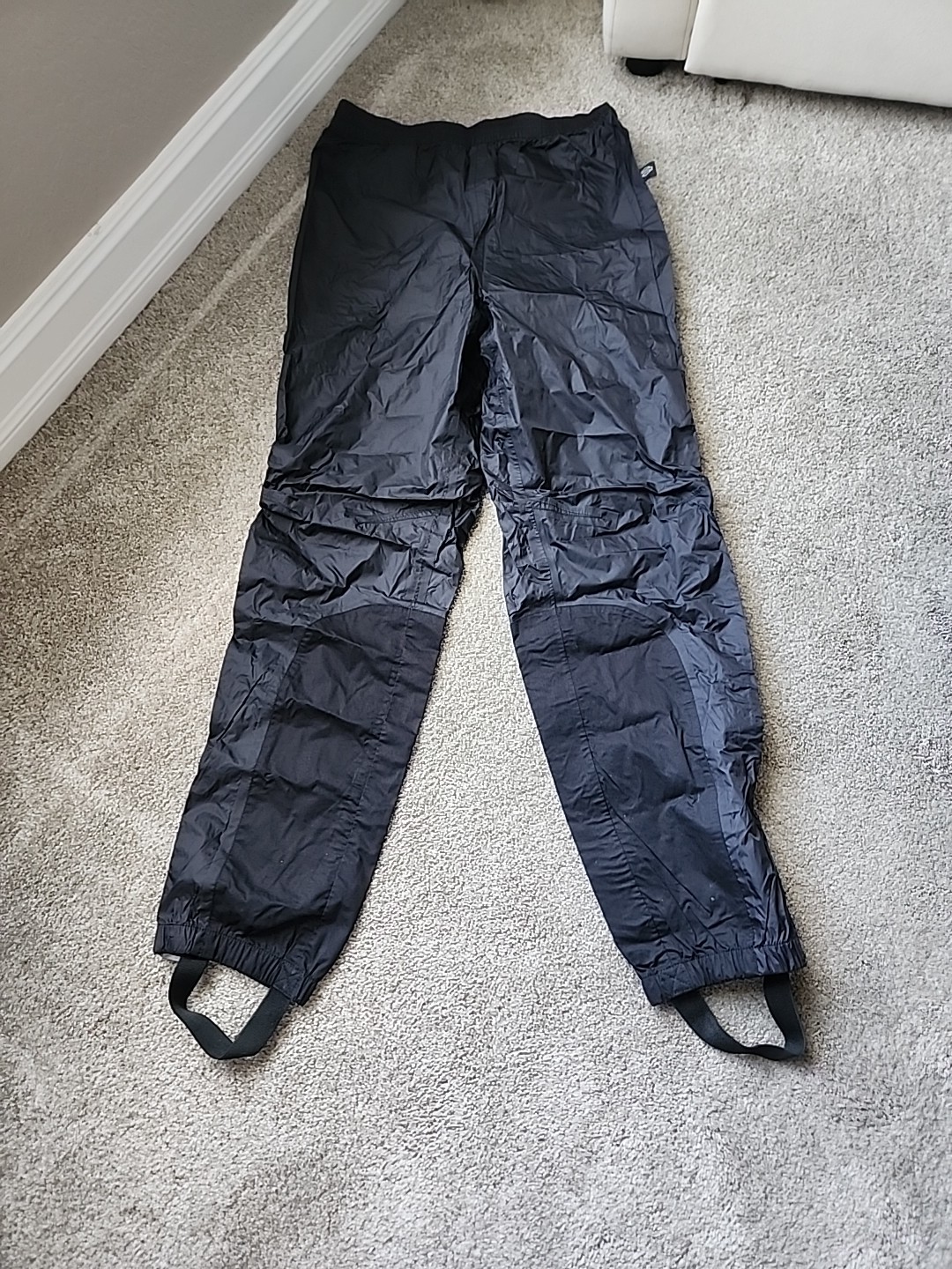 Harley Davidson Womens Small Rain Jacket With Matching Pants Black