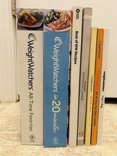 Lot Of 7 Weight Watchers Cookbooks Very Good Condition