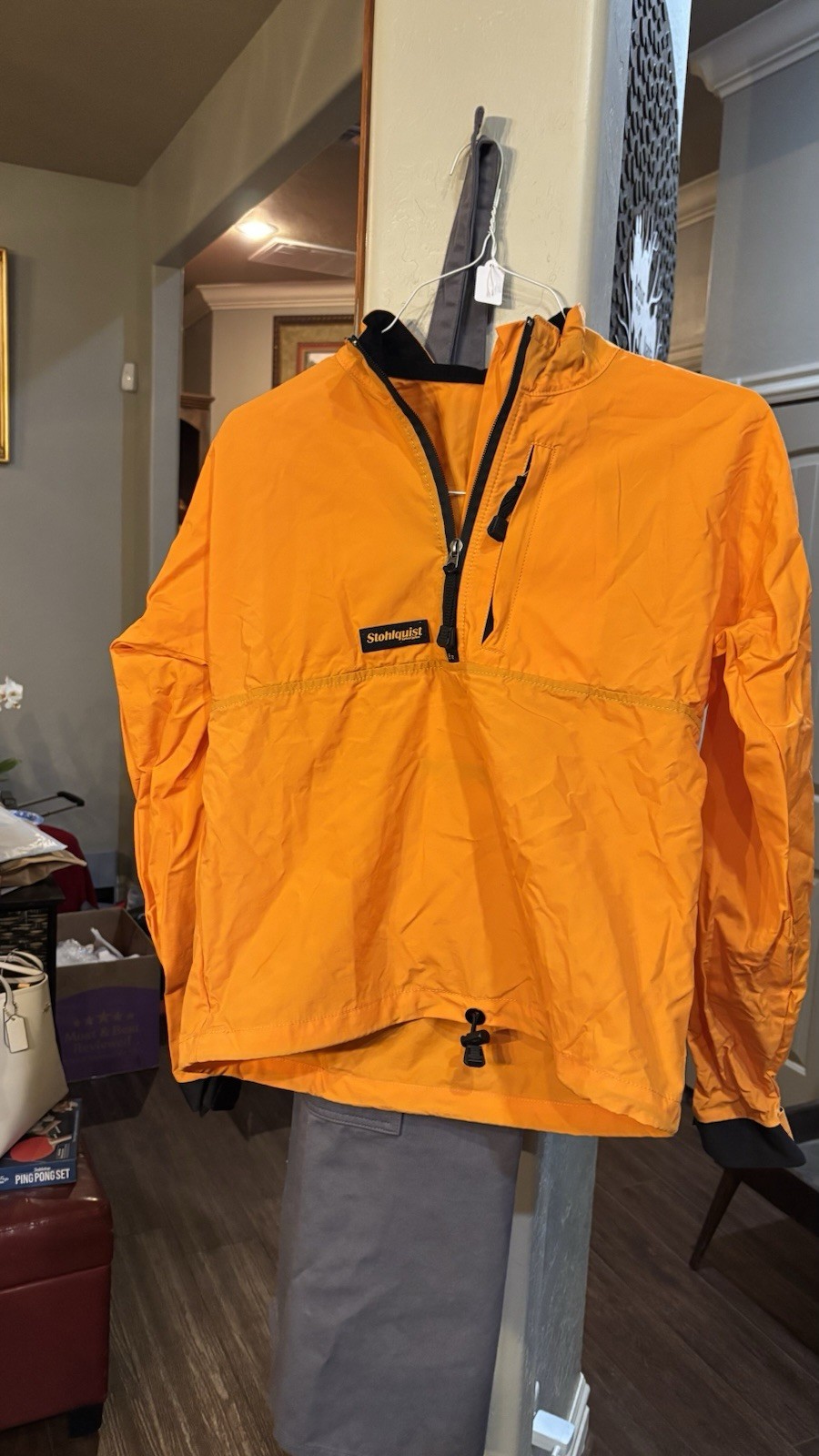 Stohlquist Pullover Spray Jacket Orange Men’s Sma… - image 1
