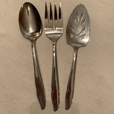 Oneida Craft Deluxe Profile Stainless 3 Piece Serving Set