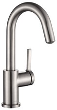 Aguastella As1010Bn Brushed Nickel Bar Faucet Or Prep Kitchen Sink Faucet