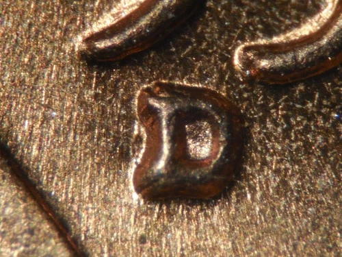 HIGH GRADE MINT ERROR 1958-D LINCOLN WHEAT CENT RPM#15  BU